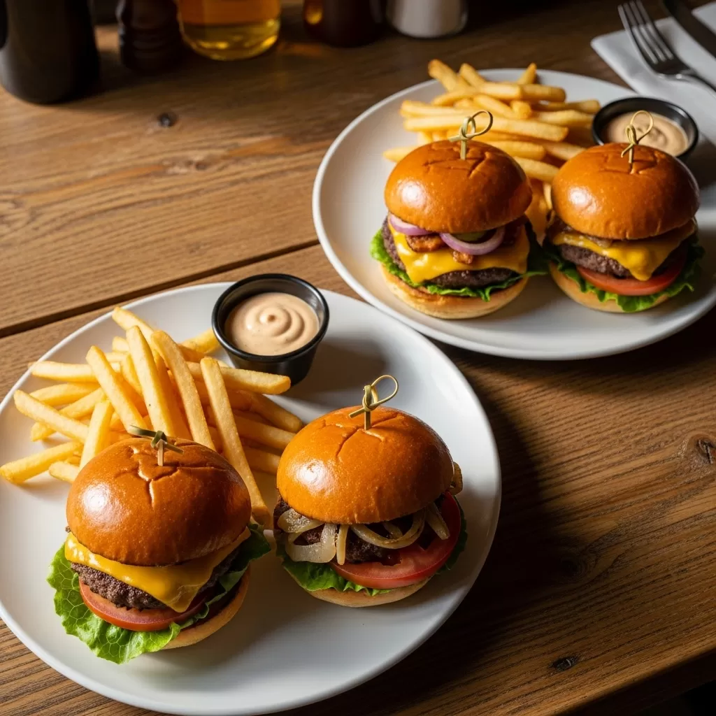 Mini Burger Menü